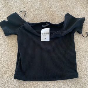 NWT forever 21 Basic Off the Shoulder Tee